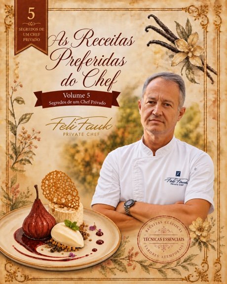 Capa do Volume 5 — As Receitas Preferidas do Chef