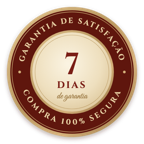 Selo de garantia de satisfação de 7 dias